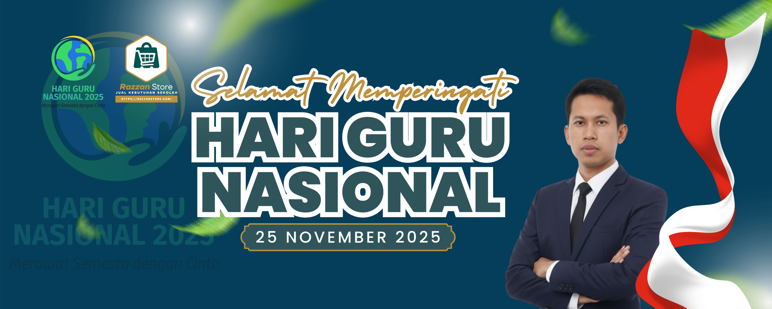 Putih Biru Modern Memperingati Hari Santri Nasional Banner (7)